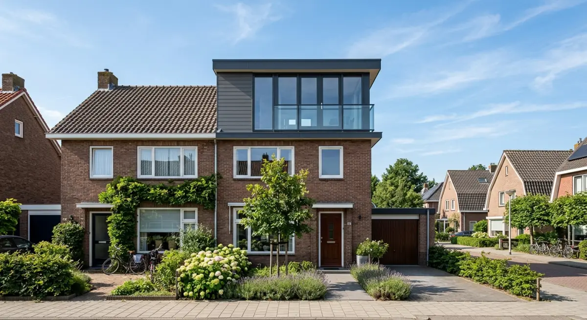 Dakopbouw met extra verdieping in Zoetermeer, opgeleverd 2024 door De Vliegende Hamer