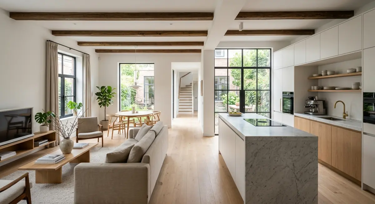 Totaalrenovatie benedenwoning in Rotterdam, opgeleverd 2024 door De Vliegende Hamer